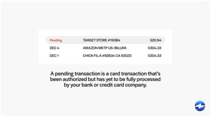 Can a pending credit card transaction be declined?