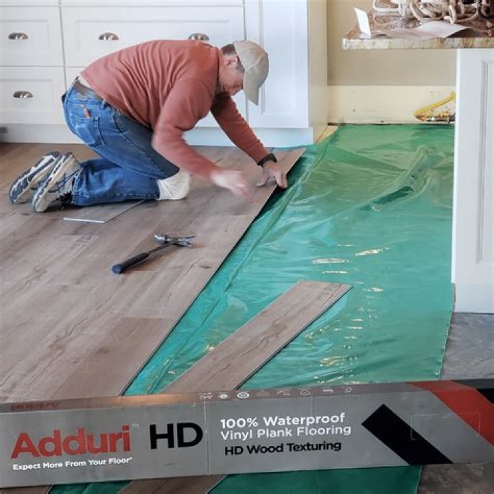 Can you put cork underlayment under vinyl plank flooring?