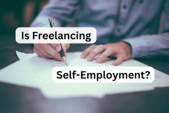 Does freelancing count as self employed?