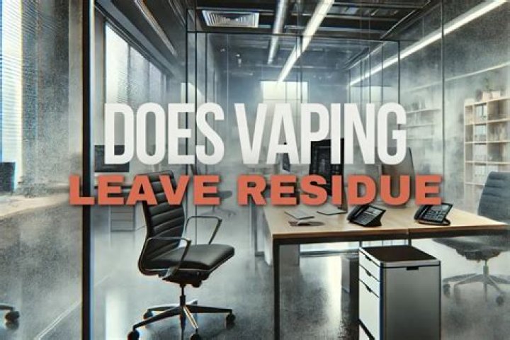 Does vaping leave a smell in the house?