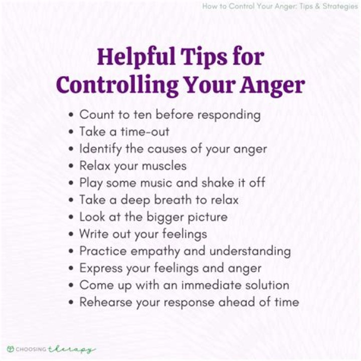 How can I control my anger and irritation?