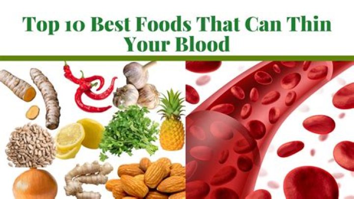 How can I naturally thin my blood?