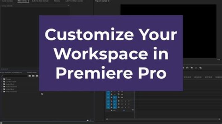 How do I change workspace in Premiere Pro?
