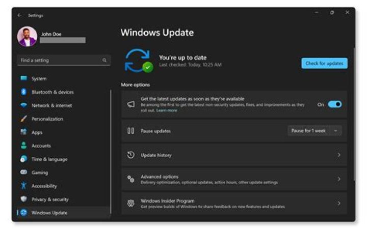 How do I get to Windows Update in Windows 10?