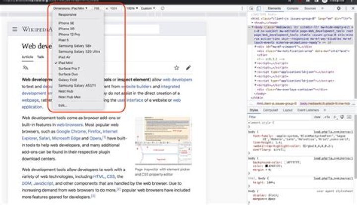 How do I open responsive mode in Chrome?