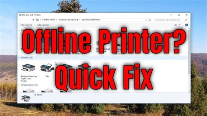 How do I switch my HP printer from offline to online?