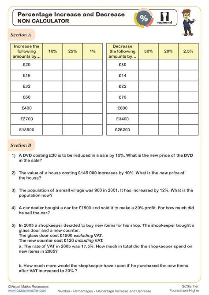 How do you find the price before the percentage increase?