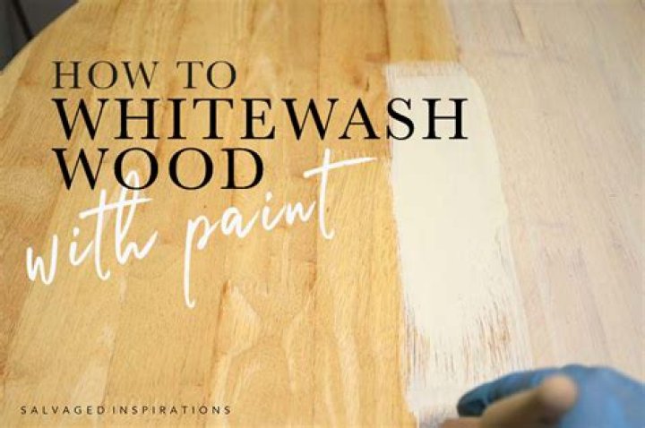How do you mix whitewash paint?