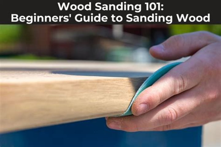 How do you sand a smooth finish on wood?