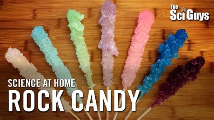 How does rock candy grow?