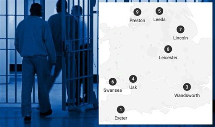 How many prisons are there in UK?
