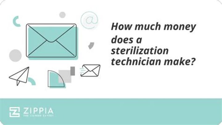 How much money does a sterilization technician make?