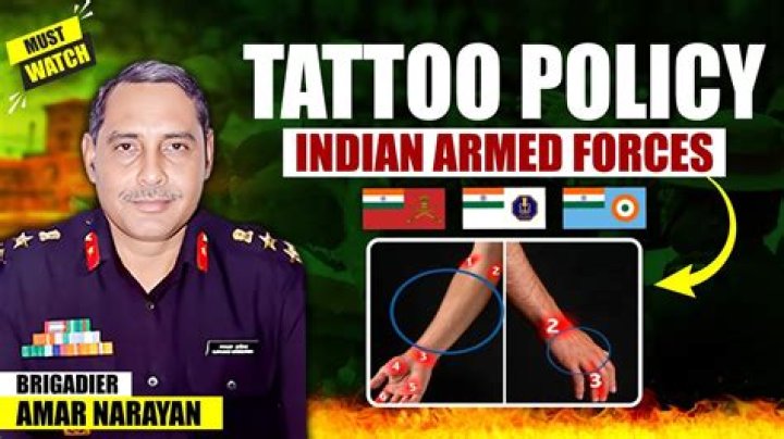 Is tattoos allowed in Indian Army?