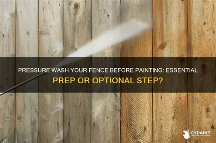 Should I pressure wash my fence?