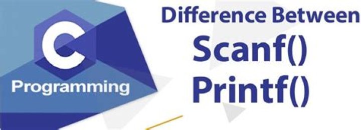 What's the difference between printf and scanf?