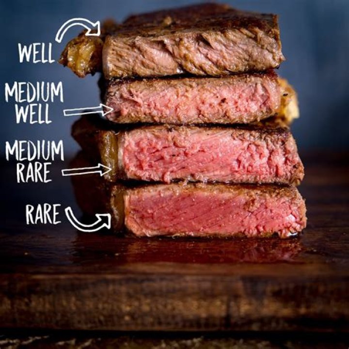 What are the different ways steak can be cooked?