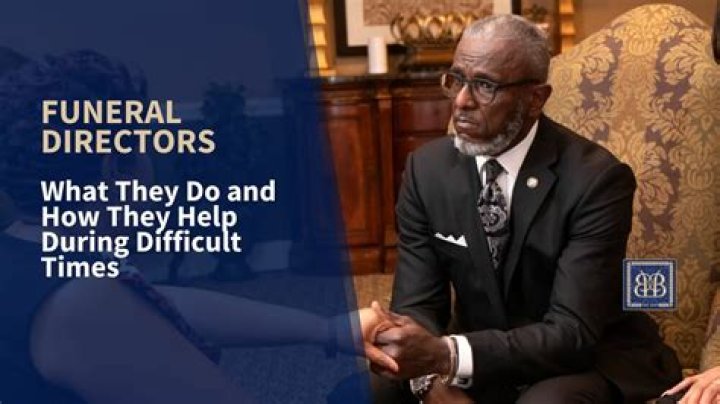 What does a funeral director do?