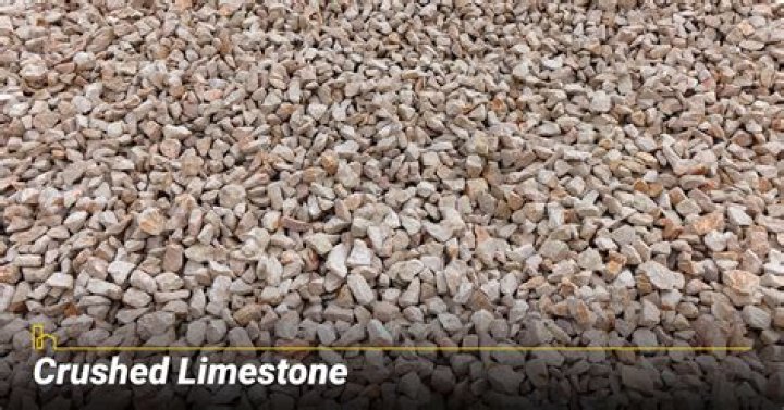 What is crushed limestone good for?