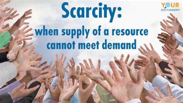What is relative scarcity?