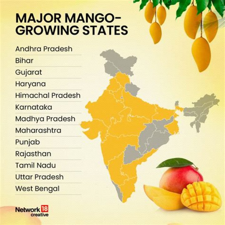 Which state is famous for which fruit?