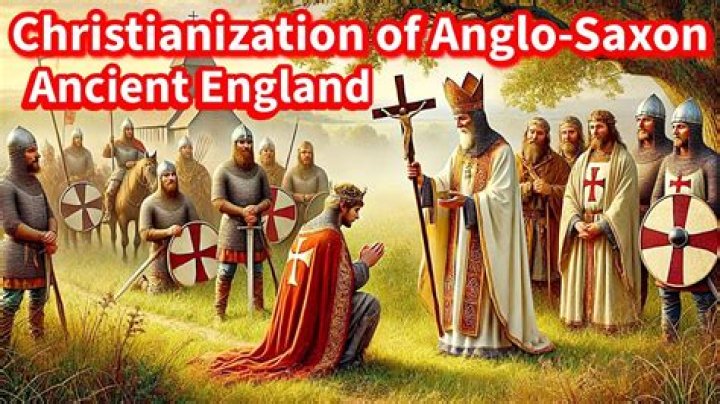 Who converted the Anglo Saxons to Christianity?