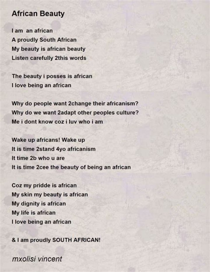 Who wrote the poem beauty?